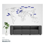Vinil Kìron / Modelo N: Mapa Mundial