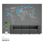 Vinil Kìron / Modelo N: Mapa Mundial