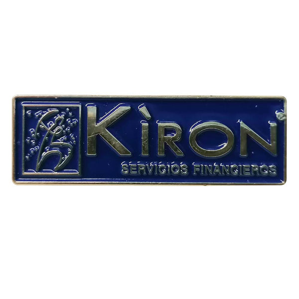 Pin azul asesor Kìron