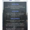 Poster Kìron: Misión, Visión y Valores 2025